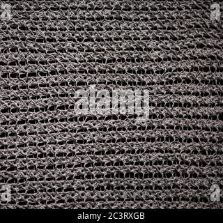 Unusual Abstract grey knitted pattern background texture Stock Photo
