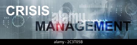 Crisis Management Solution Crisis Identity Planning Concept. Stock Photo