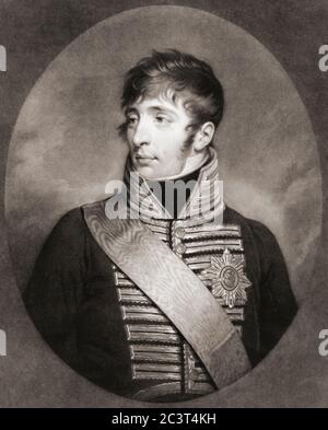 Louis Napoléon Bonaparte, 1778 –1846.  Louis I, King of Holland, 1806 - 1810 and younger brother of Napoleon I, Emperor of the French.  From a 19th century print by Charles Howard Hodges. Stock Photo