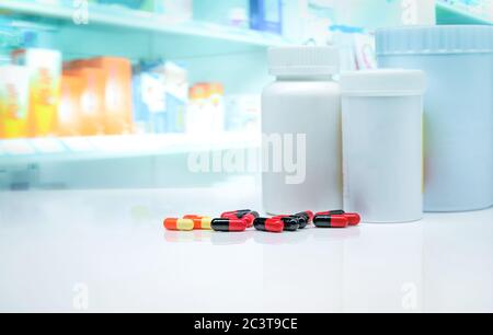 Pharmacy shelf display of over the counter medications Stock Photo - Alamy