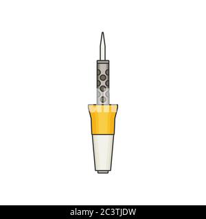 Soldering flat vector Stock Vector