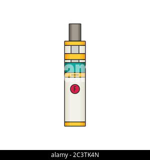 Vape flat vector icon Stock Vector