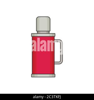 thermos flat vector Stock Vector