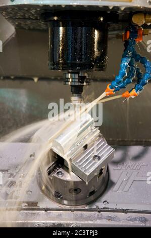 Metal tooling shop floor Stock Photo