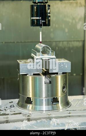 Metal tooling shop floor Stock Photo