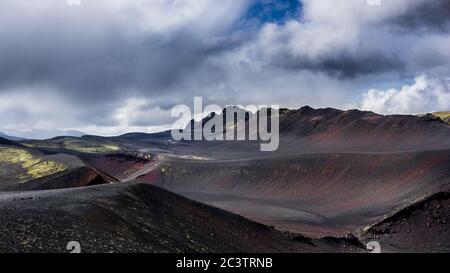 The infamous Mt Hekla volcano, South Iceland Stock Photo