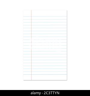 Vector illustration line of notebook for use as background Stock Vector