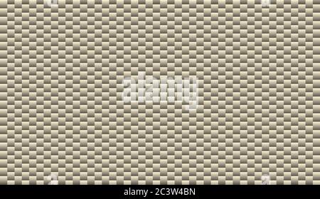 Brushed metal aluminum blocks grey and white colors, silver pattern bricks texture metallic wall, seamless virtual background for online conferences, Stock Vector