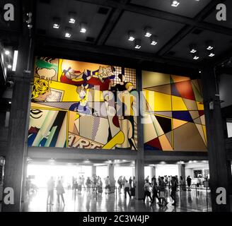 Abstract Architecture. Photographed at the Israel Museum of Art, Tel Aviv Stock Photo