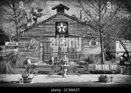 Camp Wood in Texas USA Stock Photo