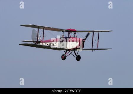 De Havilland DH60G III Moth Major G-ACGZ Stock Photo