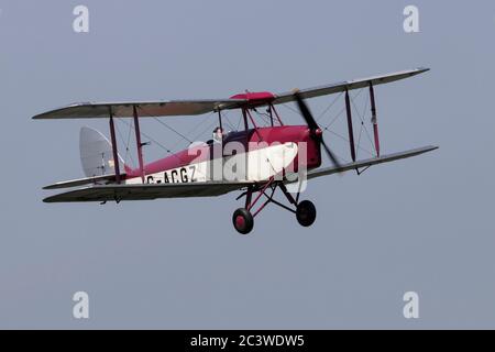 De Havilland DH60G III Moth Major G-ACGZ Stock Photo