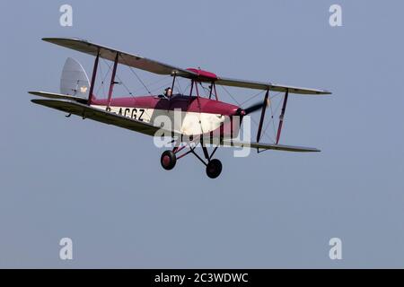 De Havilland DH60G III Moth Major G-ACGZ Stock Photo