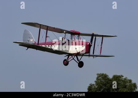 De Havilland DH60G III Moth Major G-ACGZ Stock Photo