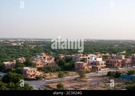 the cityscape of jodhpur from the top mehrangarh fort Stock Photo