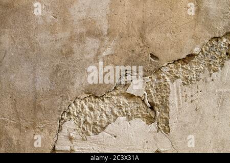 Detail of old cracked wall Stock Photo