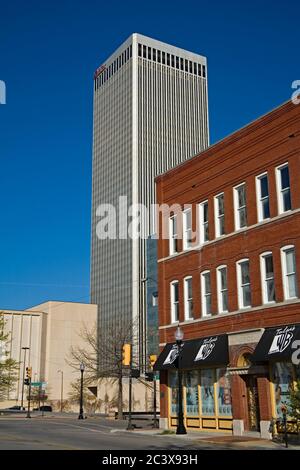 Bok Tower, Downtown Tulsa, Oklahoma, USA Stock Photo
