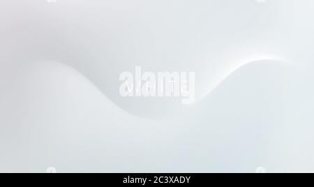 Abstract white monochrome vector background, for design brochure, website, flyer. Smooth white wallpaper for certificate, presentation, landing page Stock Vector