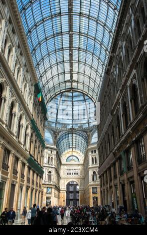Galleria Umberto I, Shopping Arcade, public shopping gallery in Naples, built in 1887–1891, Naples, Italy