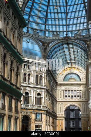 Galleria Umberto I, Shopping Arcade, public shopping gallery in Naples, built in 1887–1891, Naples, Italy