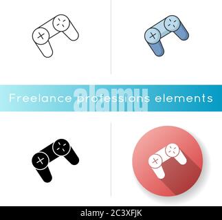 Game pad icon Stock Vector