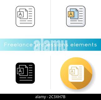 Document icon Stock Vector