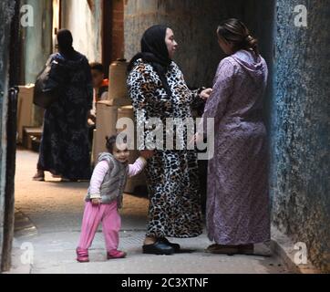 Fes, Morocco. 27th Feb, 2020. The souk or market in Fes, Morocco. February 27, 2020. Credit: Mark Hertzberg/ZUMA Wire/Alamy Live News Stock Photo