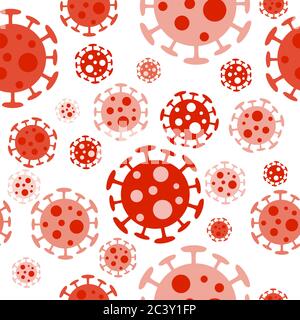 Covid-19 Danger Signs Set Stock Vector