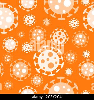 Covid-19 Danger Signs Set Stock Vector