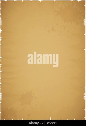 Old paper page Stock Vector