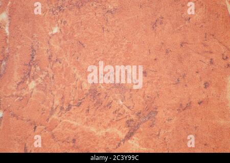 Brown agate, polished surface of natural stone with white veins close-up. Background, texture. Stock Photo