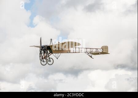 Gothenburg, Sweden - August 29 2010: Bleriot XI at the Gothenburg Aero Show. Stock Photo