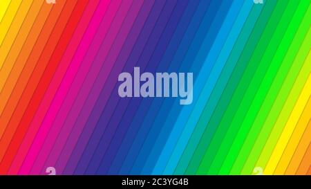 Beautiful color spectrum background. Linear color spectrum wallpaper with light shadows. Very high quality. Stock Vector