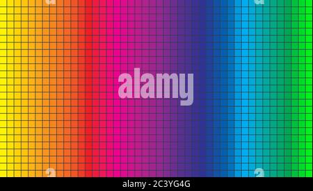 Abstract pixel background illustration. Color spectrum colorful squares background. Stock Vector