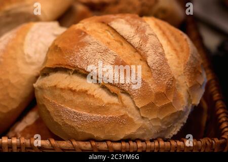 sourdough bread close up Stock Photo