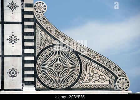 Italy, Tuscany / Florence – July 3, 2009: the Basilica of Santa Maria Novella is one of the most important churches in Florence by Leon Battista Alber Stock Photo