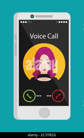 Modern smartphone flat vector Stock Vector Image & Art - Alamy