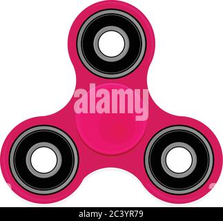 Flat Hand spinner vector Stock Vector
