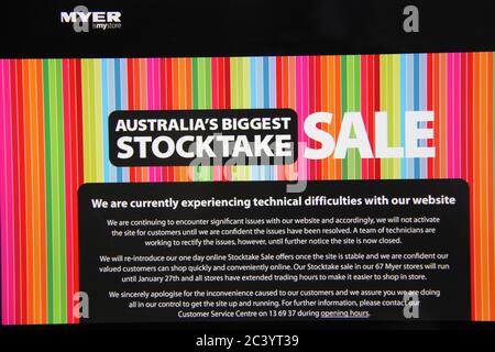 Myer store sale hi-res stock photography and images - Alamy