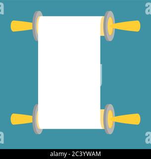 Vector torah, flat design Stock Vector