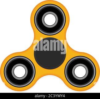 Flat Hand spinner vector Stock Vector
