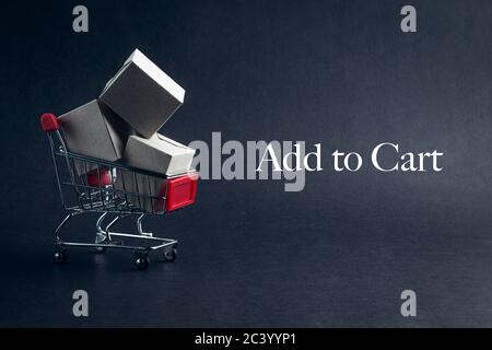Online Store Add to Cart Payment Purchase Concept Stock