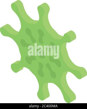 Nanotechnology icon, isometric style Stock Vector