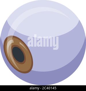 Nanotechnology medical eyeball icon, isometric style Stock Vector