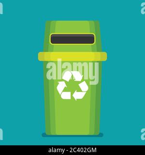 Waste sorting garbage bin vector Stock Vector Image & Art - Alamy