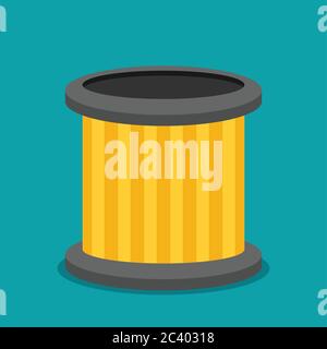Car filter vector icon flat Stock Vector