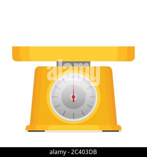 Domestic weigh scale food balance vector icon. - Stock Illustration  [59328162] - PIXTA