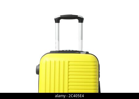 Color travel bag isolated on white background Stock Photo