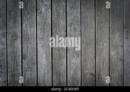 Rustic wood planks background with nice vignette Stock Photo
