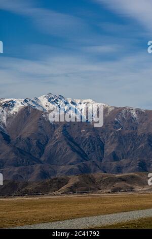 Gliding in Omarama is one of the favourite activity to do in New Zealand Stock Photo